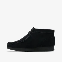 Wallabee Boot Older Black Suede