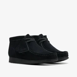 Wallabee Boot Older Black Suede