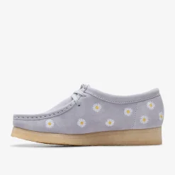 Wallabee Cloud Grey Embroidery