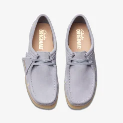 Wallabee Cloud Grey Embroidery