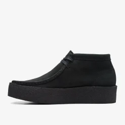 Wallabee Cup Boot Black Nubuck