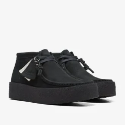 Wallabee Cup Boot Black Nubuck