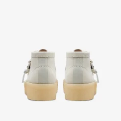Wallabee Cup Boot White Nubuck