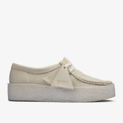Wallabee Cup White Nubuck