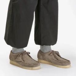 Wallabee Dark Grey Suede