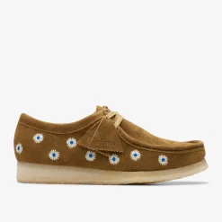 Wallabee Dark Olive Embroidery