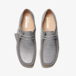 Wallabee Grey Crocodile Print