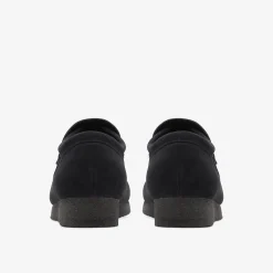 Wallabee Loafer Black Suede