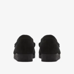 Wallabee Loafer Black Suede