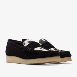 Wallabee Loafer Cow Print HairOn