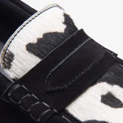 Wallabee Loafer Cow Print HairOn