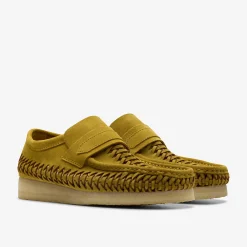 Wallabee Loafer Weave Olive Suede