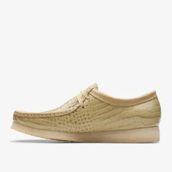 Wallabee Maple Crocodile