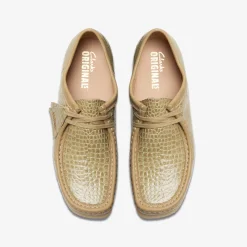 Wallabee Maple Crocodile