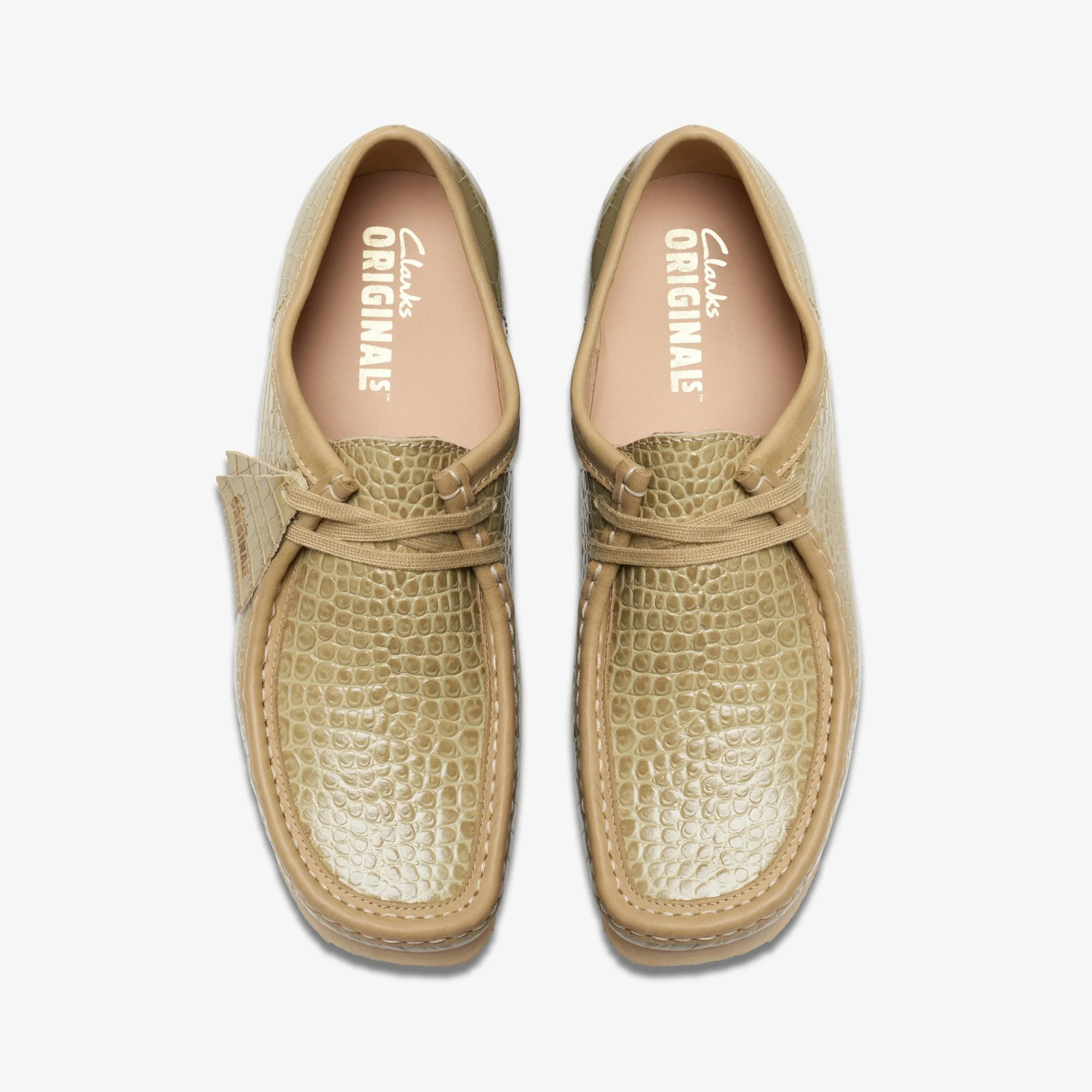Wallabee Maple Crocodile