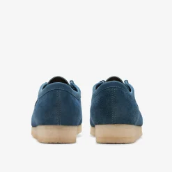 Wallabee Navy/Teal Suede