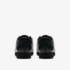 Wallabee Older Black Leather