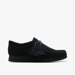 Wallabee Older Black Suede