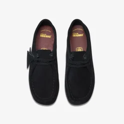 Wallabee Older Black Suede
