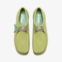 Wallabee Pale Lime Suede