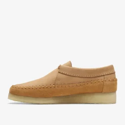 Weaver Tie Tan Suede