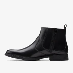 Whiddon Zip Black Leather