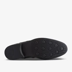 Whiddon Zip Black Leather