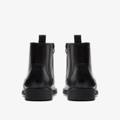 Whiddon Zip Black Leather