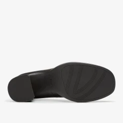 Zoya 85 Court Black Leather